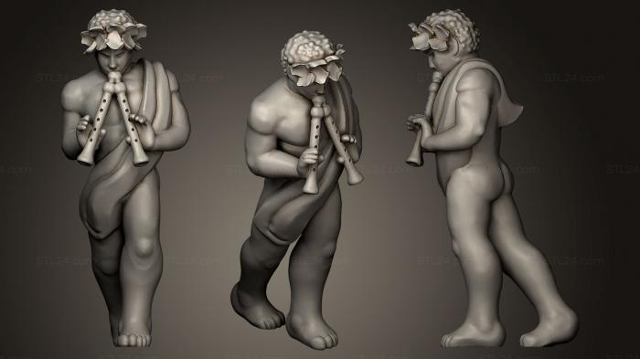 Miscellaneous figurines and statues (Dionysian Reveler, STKR_0532) 3D models for cnc